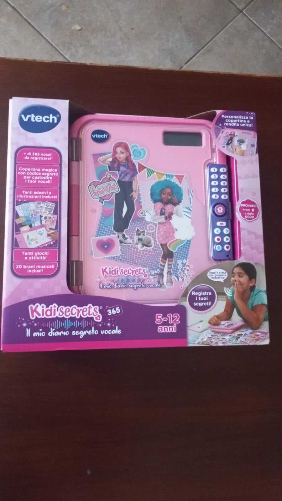 VTech KidiSecrets 365 diario segreto vocale personalizzabile