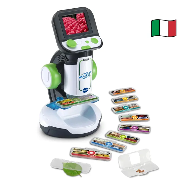 VTech Giocattoli 6 anni e + Video Microscopio Interattivo Digitale bambini 7-99 anni microscopio