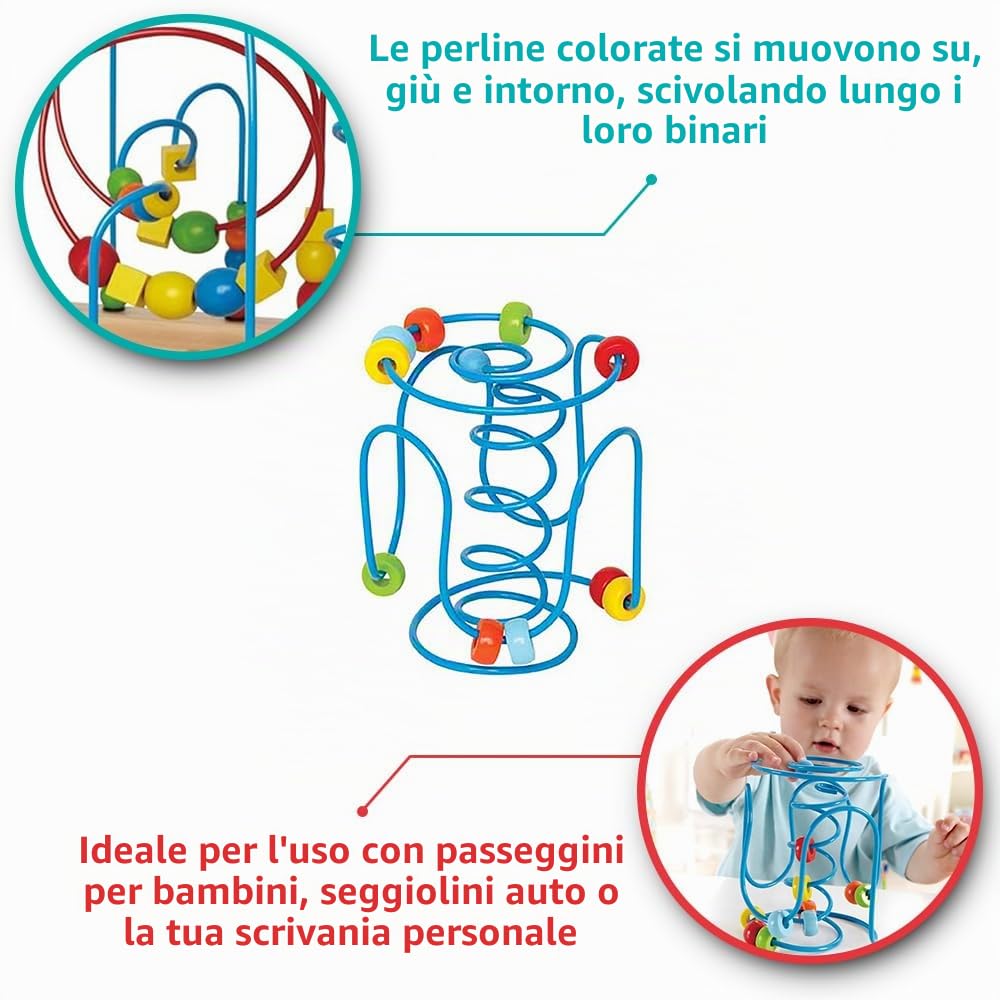 Hape Giocattoli per le abilità motorie E1800 Tracciato Spring-A-Ling