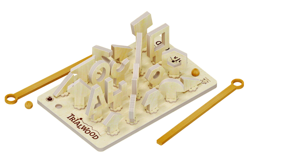 Il Pianeta delle idee I CarloSauri Trial Wood gioco di abilità in legno