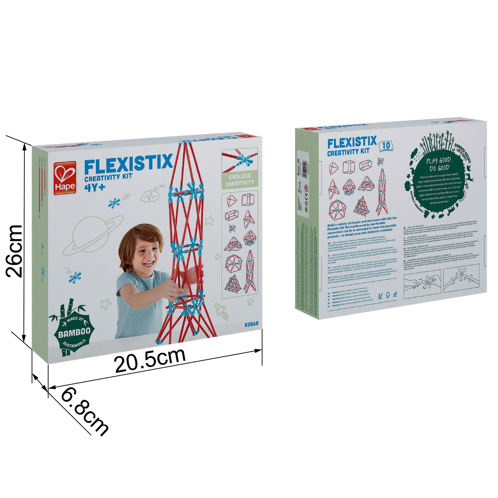 Hape Montare e costruire E5565 kit creativo in bambù