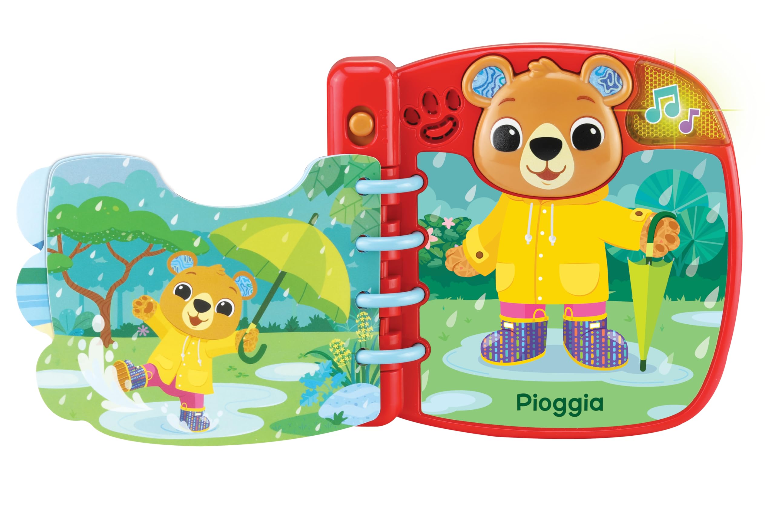 VTech Come Mi Vesto Oggi libro interattivo sensoriale 12-36 mesi meteo