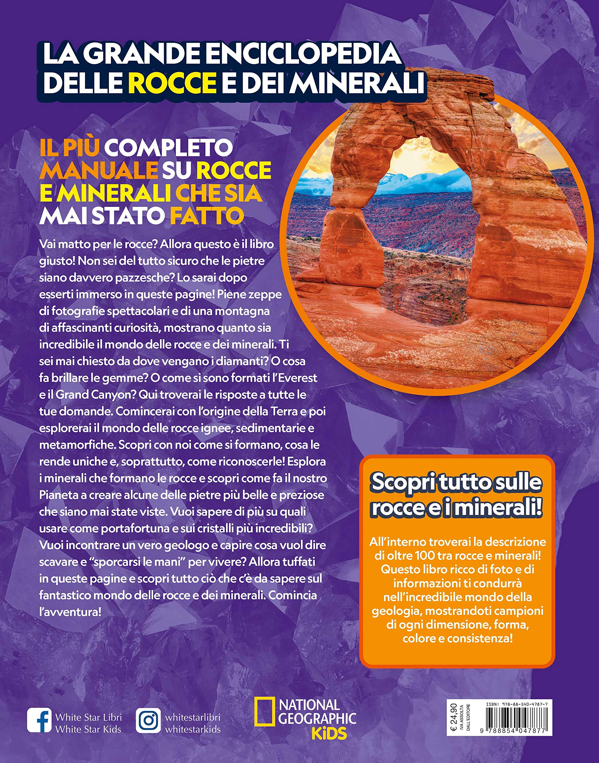 National Geographic Kids – Libri La grande enciclopedia delle rocce e dei minerali libro