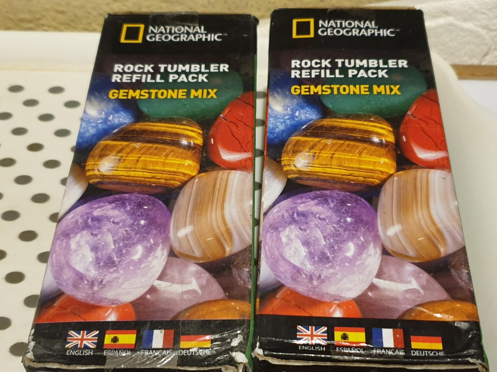 National Geographic Kit scientifici e di scoperta Rock Tumbler Refill Kit pietre preziose 453 g