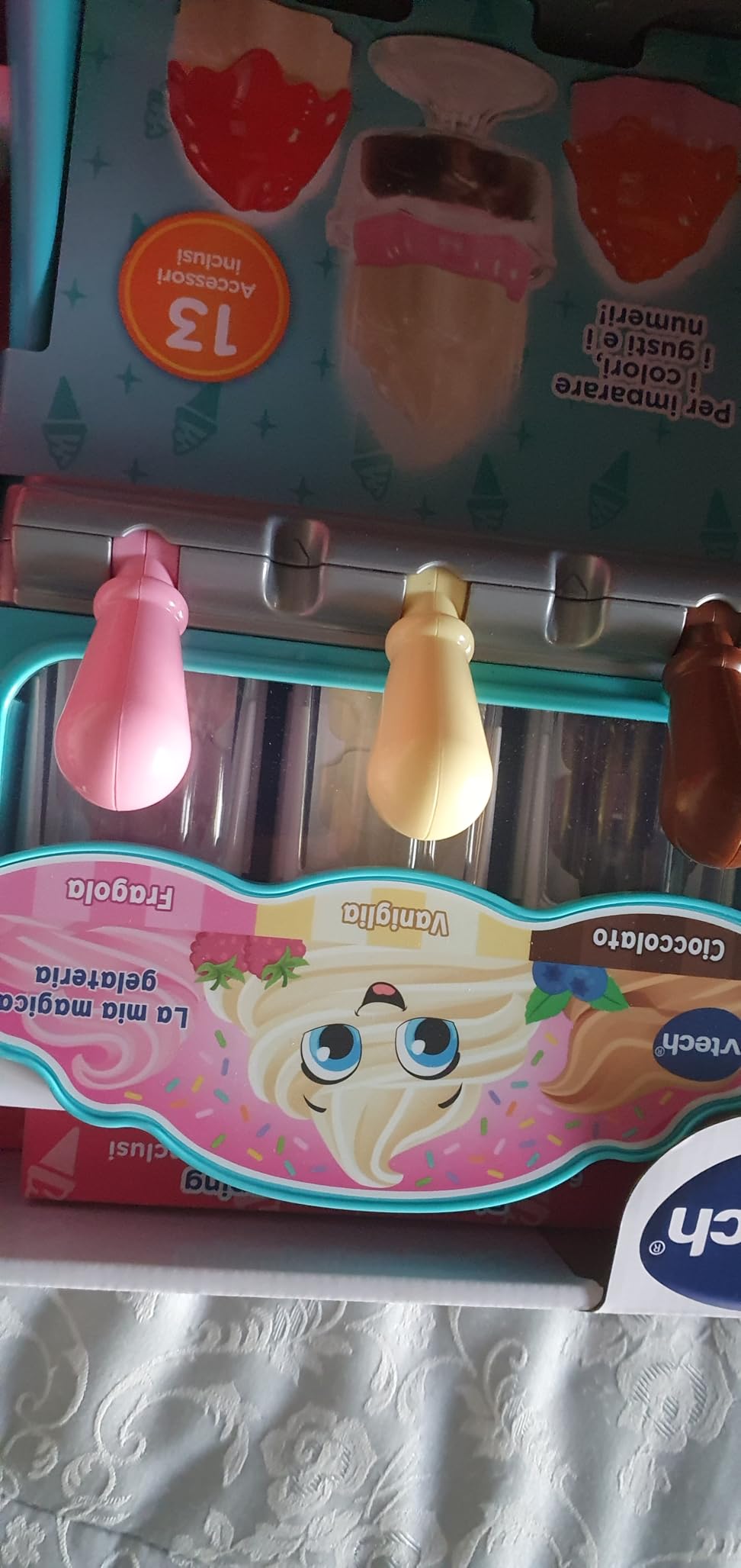 VTech La Mia Magica Gelateria, gelatiera giocattolo con 12 accessori