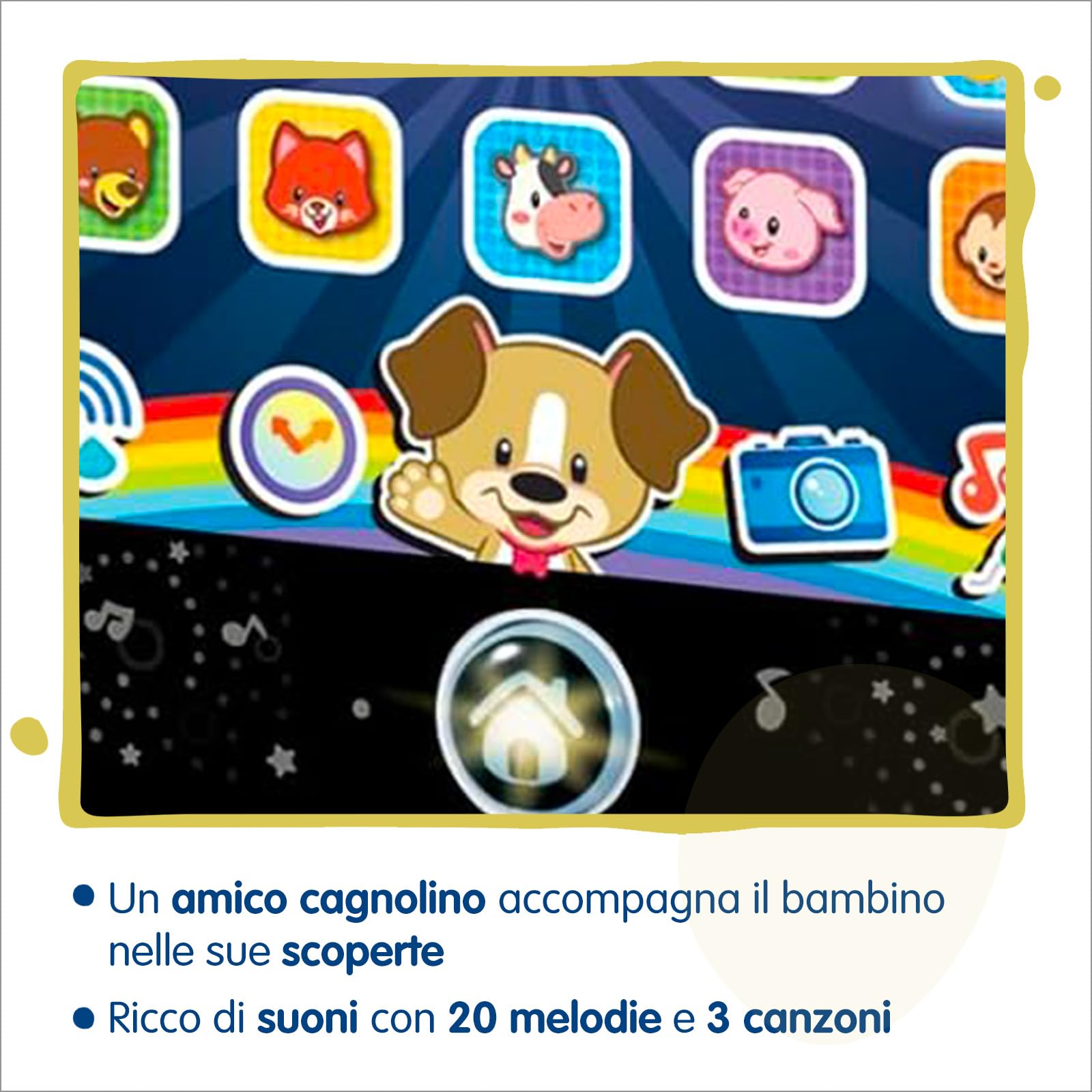 VTech Giocattoli 1-3 anni Il Mio Super Tablet interattivo 9-36 mesi