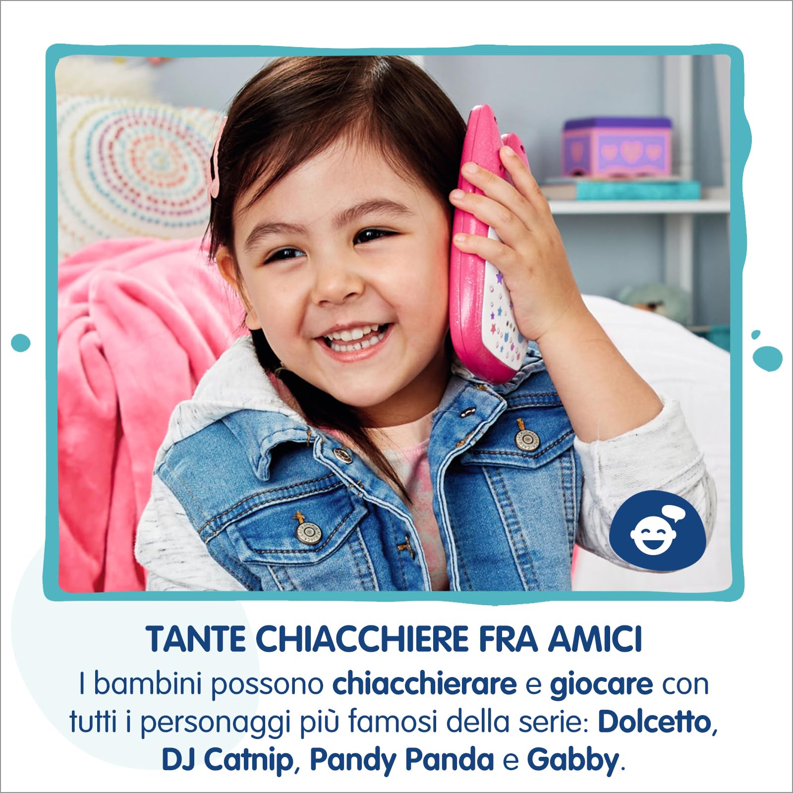 VTech Giocattoli 3-6 anni Il mio meraviglioso telefono di Gabby giocattolo rosa