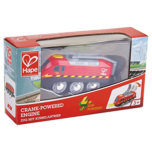 Hape Treno Dinamo rosso trenino a manovella senza batterie gioco