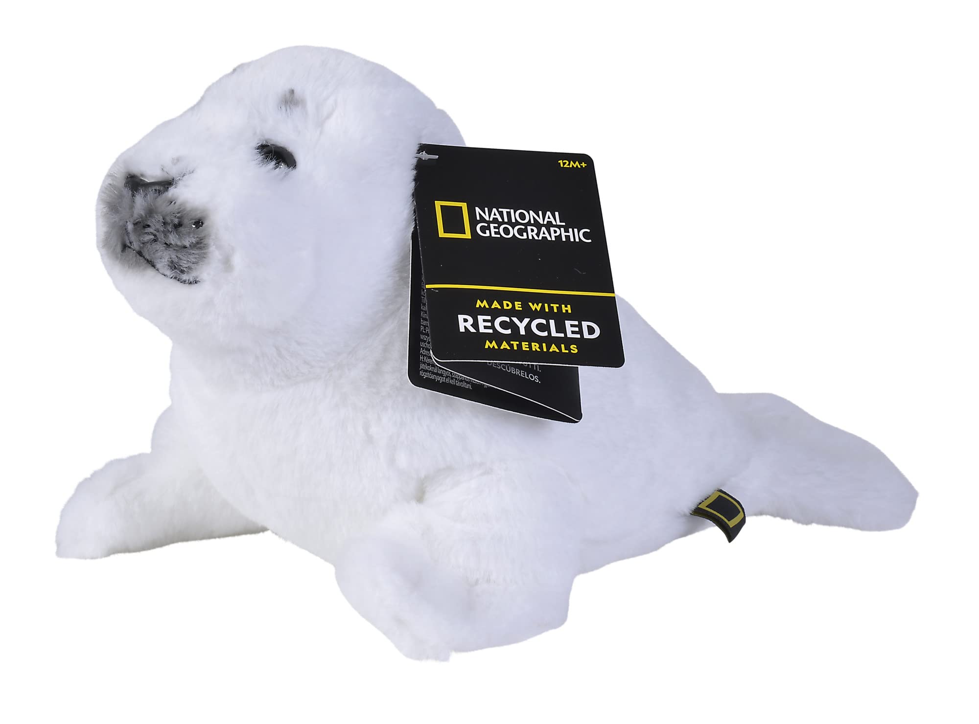 National Geographic Peluche e figurine Simba Disney Nat Geo Foca peluche 25 cm riciclata