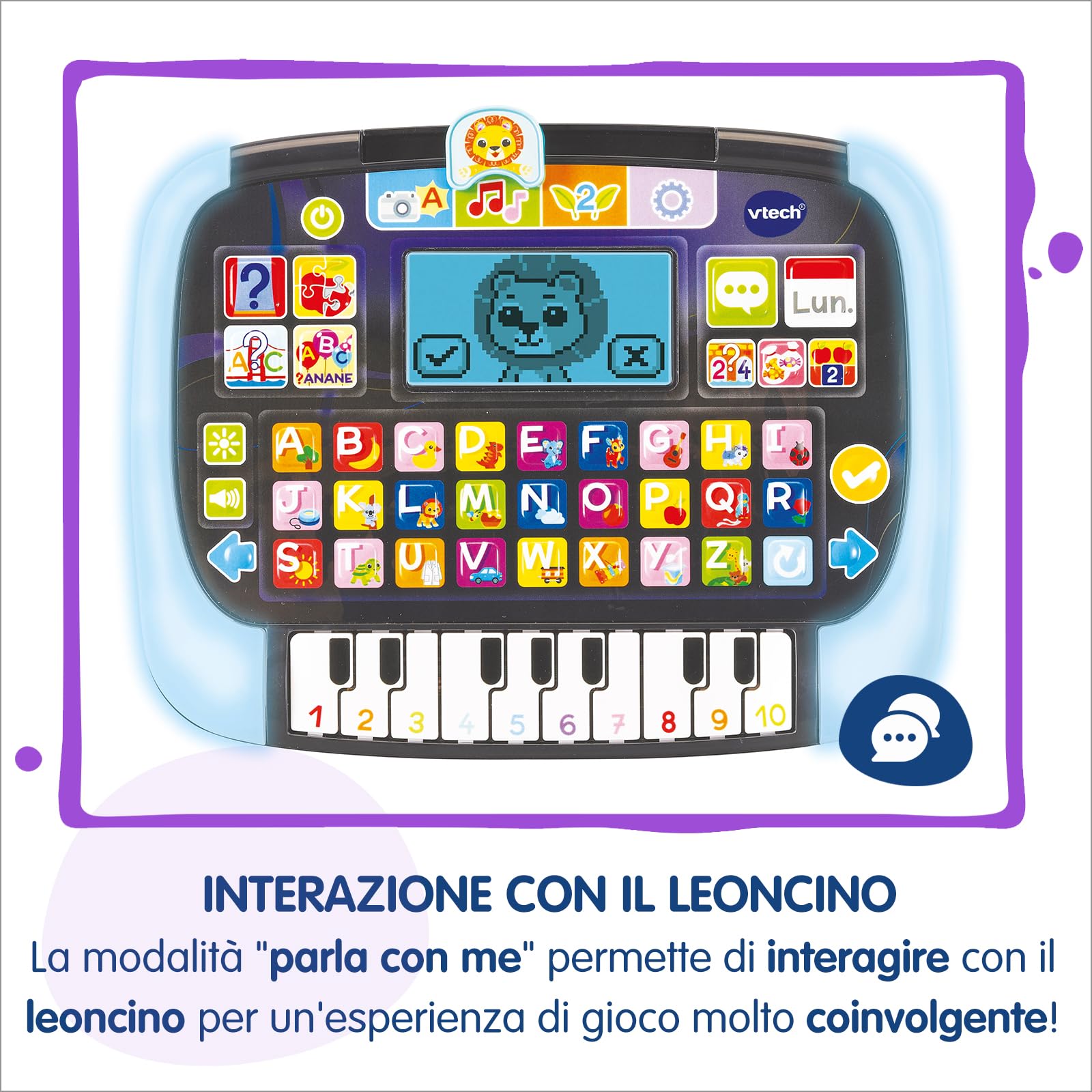 V-Tech Giocattoli 3-6 anni Bit Smart tablet educativo 2-5 anni