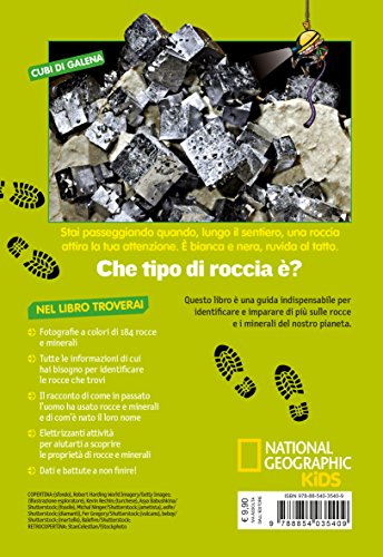 National Geographic Kids – Libri Rocce e minerali. Cerca l'avventura! libro a colori