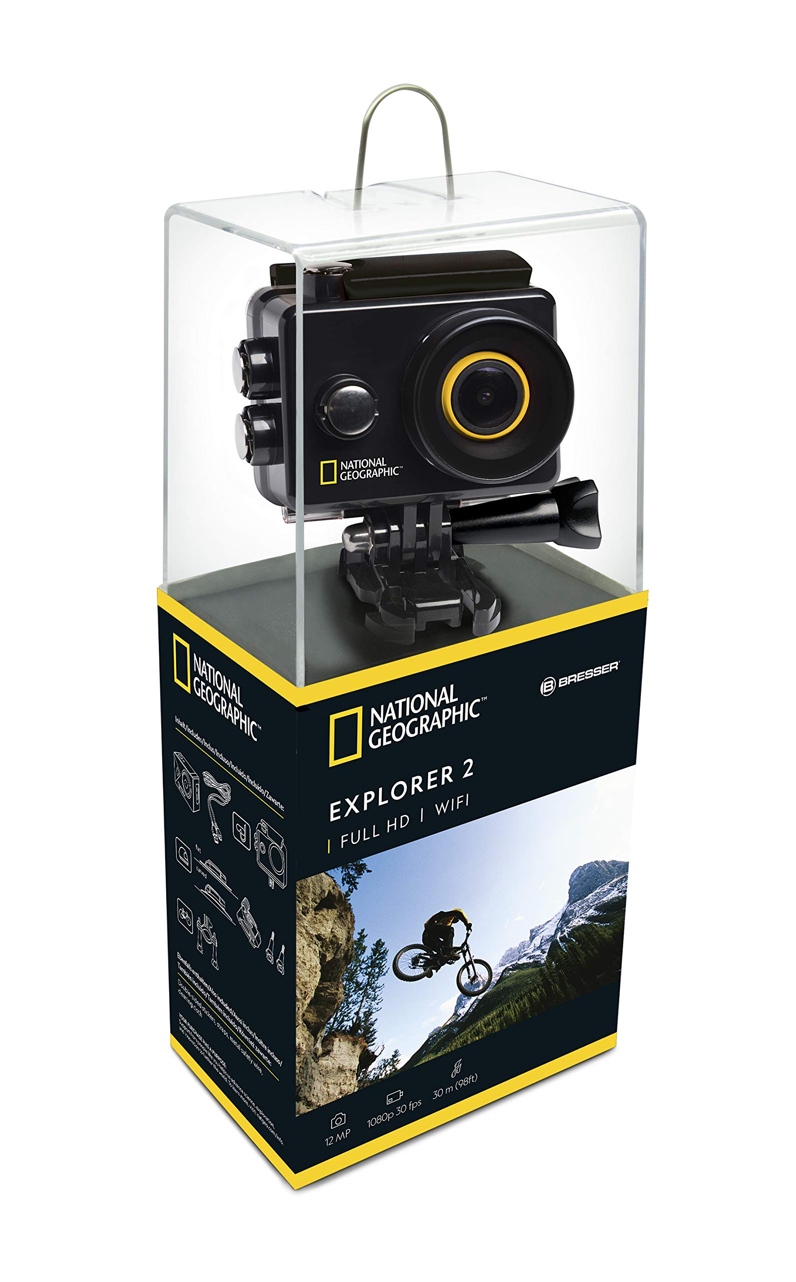 National Geographic Action Cam Explorer 2 action cam Full HD Wi-Fi